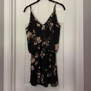 Floral V-Neck Romper